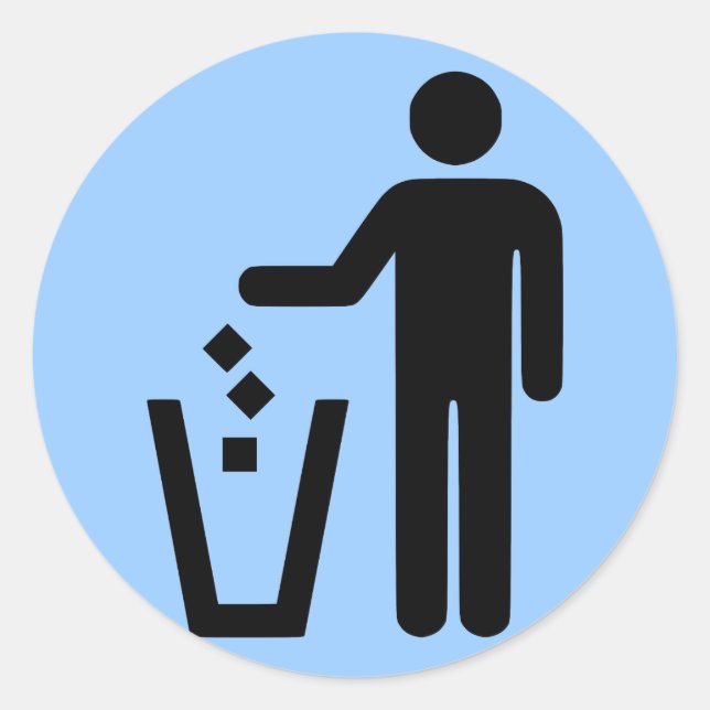 Pegatina Redonda Sin dilución (Anverso)