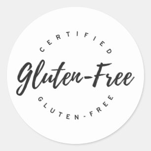 Pegatina Redonda Sin gluten