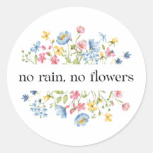 Sin lluvia, sin flores |