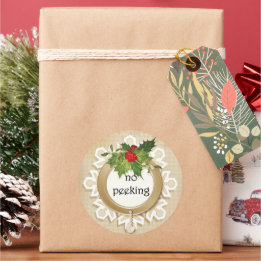 Pegatina Redonda Sin Navidades de búsqueda