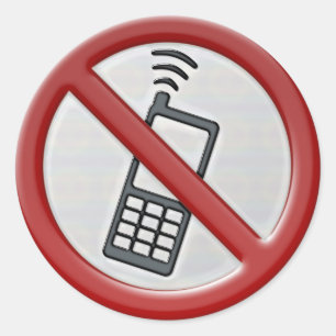Pegatina Redonda SIN Rótulo DE ZONA TELEFÓNICA