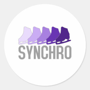 Pegatina Redonda Síncronos
