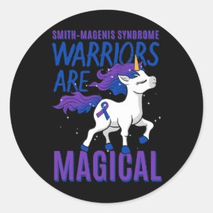 Pegatina Redonda Síndrome de Smith-magenis Trastorno del desarrollo