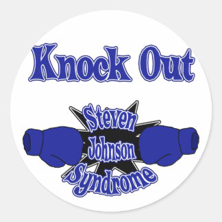 Pegatina Redonda Síndrome de Steven Johnson