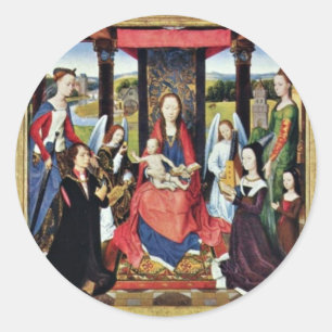 Pegatina Redonda Sir John Donne de Marienaltar de Kidwelly