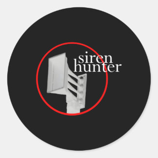 Pegatina Redonda Siren Hunter Tornado Siren
