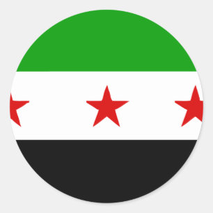 Pegatina Redonda Siria
