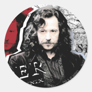 Pegatina Redonda Sirius Black