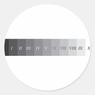 Pegatina Redonda Sistema de zona