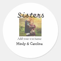 Sisters bestis BFF añadir familia de nombres de fo