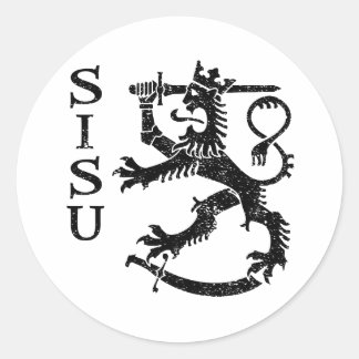 PEGATINA REDONDA SISU