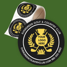 Sitio web del teléfono del club de golf con logoti