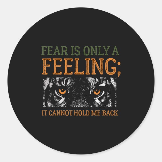 Pegatina Redonda Sitive Affirmation For Kidness Motivational Messag (Anverso)