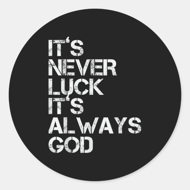 Pegatina Redonda Sitive Motivational Religion Love Saying Designs I (Anverso)