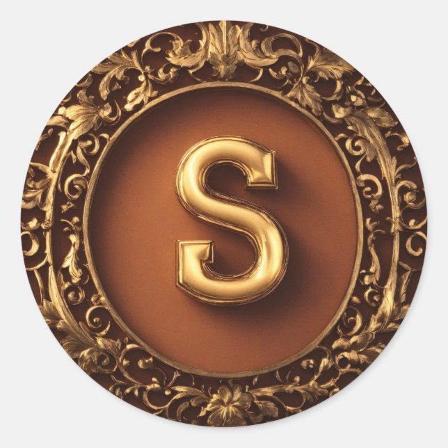 Pegatina Redonda Situación pegajosa (Anverso)