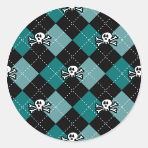 Pegatina Redonda Skullgyle