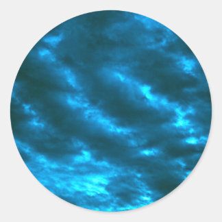 Pegatina Redonda Sky