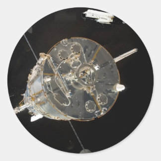 Pegatina Redonda SkyLab de lanzadera espacial