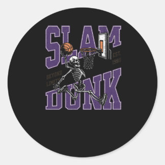 Pegatina Redonda ¡Slam Dunk!