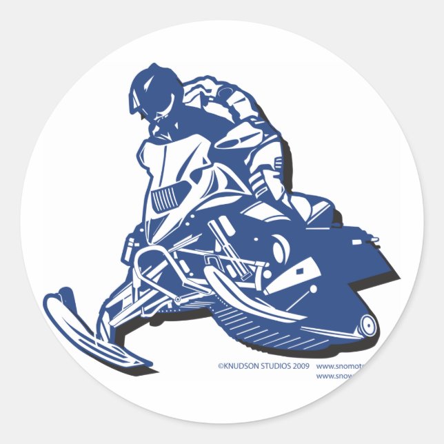 PEGATINA REDONDA SLEDDER (Anverso)