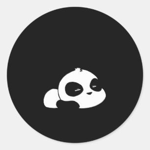 Pegatina Redonda Sleeg Panda