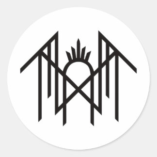 Pegatina Redonda Sleep token 