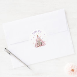 Pegatina Redonda Sleepover Pajama Birthday Party