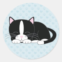 Sleepy Kitty {Tuxedo}