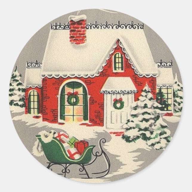 Pegatina Redonda Sleigh Bells | Pegatinas redondos (Anverso)