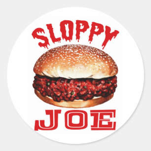 Pegatina Redonda Sloppy Joe