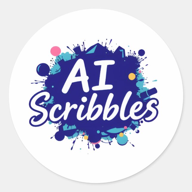 Pegatina Redonda Small Sticker (Anverso)