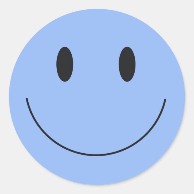 Pegatina Redonda Smile Aufkleber (Anverso)