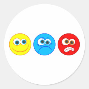 Pegatina Redonda Smilies
