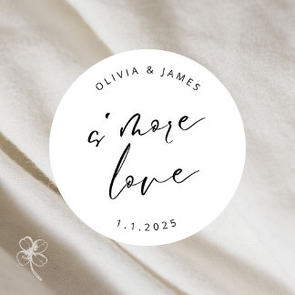 Pegatina Redonda S'more Love Pegatinas