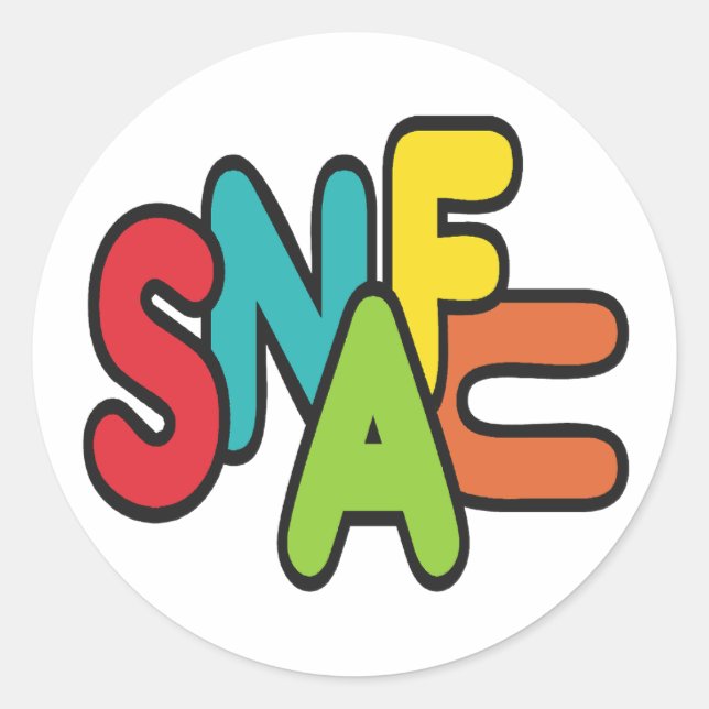 PEGATINA REDONDA SNAFU (Anverso)
