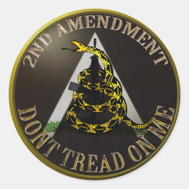 Pegatina Redonda SNAKE SHIELDAjpg (Anverso)