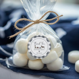 Pegatina Redonda Snakes, Snails & Puppy Tails -sticker