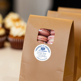 Pegatina Redonda Snap,Tag, Share Social Media Camera & Bakery Whisk