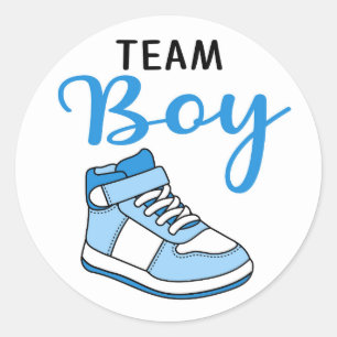 Pegatina Redonda Sneaker Ball Team Boy revelan Pegatinas