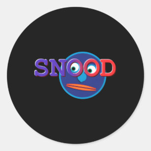 Pegatina Redonda Snood Official Snood