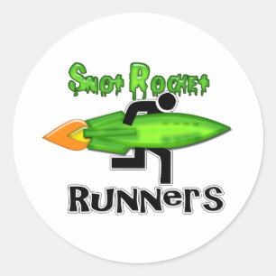Pegatina Redonda Snot Rocket Runners