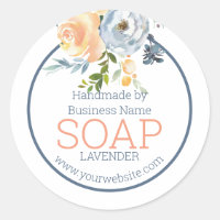 Soap casero azul y sabor a grano