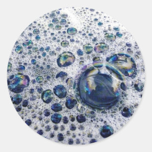 Pegatina Redonda Soap Suds