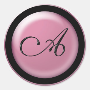 Pegatina Redonda Sobre de invitación A