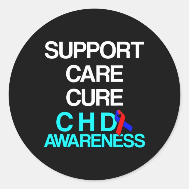 Pegatina Redonda Sobreviviente De Insuficiencia Cardíaca Guerrero D (Anverso)