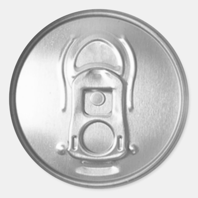 Pegatina Redonda Soda Pop Lid (Anverso)