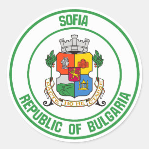 Pegatina Redonda Sofia Round Emblem