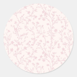 Pegatina Redonda Soft Meadow Blush Rosa - Neutral