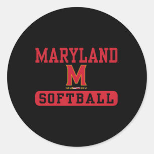 Pegatina Redonda Softball Maryland Terra