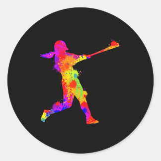 Pegatina Redonda Softll Girl Kids 